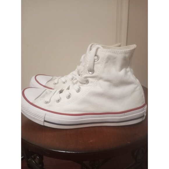 Converse White High-Top Athletic Shoes - Picture 6 of 14